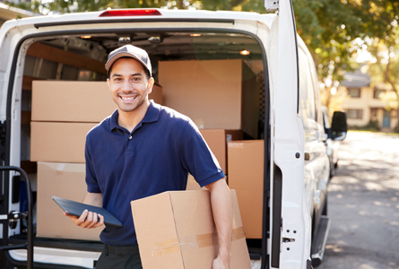 A team member of a removals company